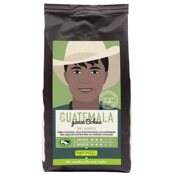 Cafea Arabica boabe Guatemala bio Rapunzel